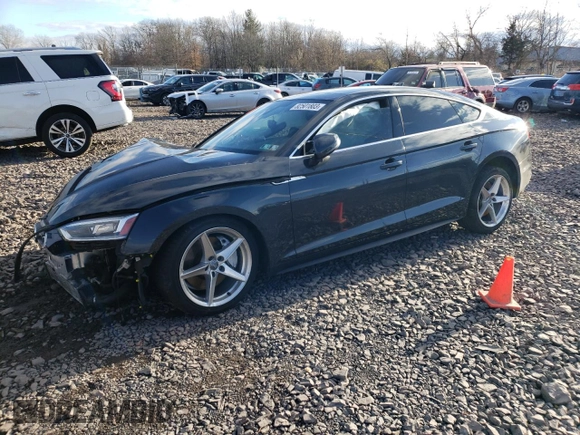 2018 Audi A5 Sportback Premium Plus with VIN WAUENCF57JA010254, listed as a Copart auction lot 82501803 with 60,155 mi miles. Bid and sale history available at carsss.com. Image 1.