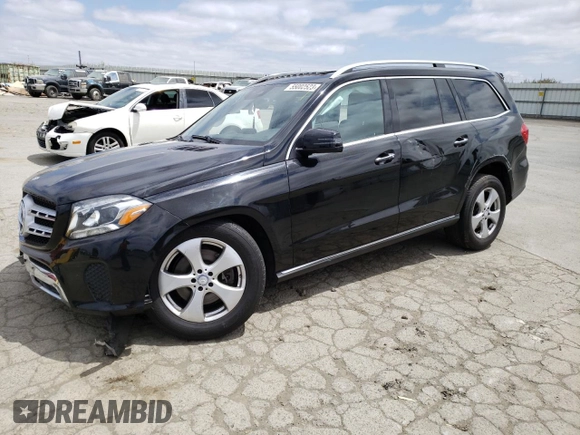 2017 Mercedes-Benz GLS with VIN 4JGDF6EE1HA859753, listed as a Copart auction lot 55002523 with 99,427 mi miles. Bid and sale history available at carsss.com. Image 1.