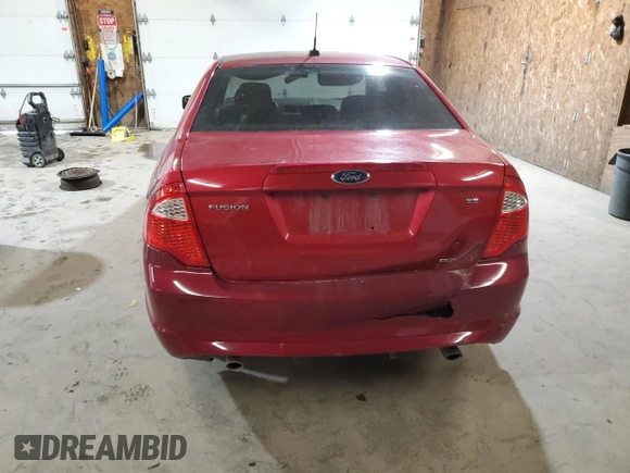 2012 Ford Fusion SE с VIN 3FAHP0HGXCR343036, выставлен на аукционе Copart как лот 45855195 с пробегом Не указан миль и Списание • Salvage title. История ставок и продаж доступна на DreamBid. Изображение 6.