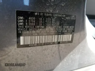 2021 Subaru Legacy Limited z VIN 4S3BWAN66M3012314, wystawiony jako Copart lot #42001805 z przebiegiem 69 598 mil mil oraz Szkoda całkowita • Salvage title. Historia ofert i sprzedaży dostępna na DreamBid. Obrazek 14.