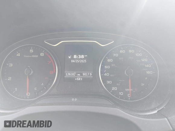 2015 Audi A3 Premium Plus with VIN WAUCCGFF3F1029677, listed as a IAAI auction lot 42114909 with 126,182 mi miles and . Bid and sale history available at DreamBid. Image 7.