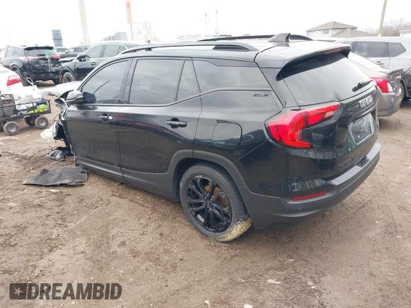 2019 GMC Terrain SLE with VIN 3GKALTEV5KL260678, listed as a IAAI auction lot 41738550 with 110,026 mi miles. Bid and sale history available at carsss.com. Image 3.