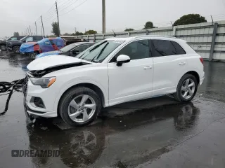 2019 Audi Q3 Premium with VIN WA1AECF32K1073242, listed as a Copart auction lot 46580165 with 65,212 mi miles and Non Repairable. Bid and sale history available at carsss.com. Image 1.