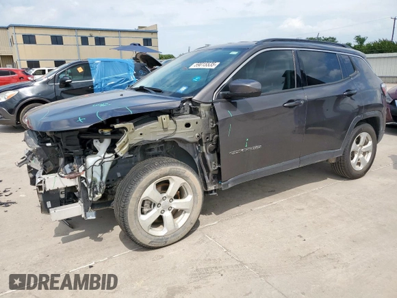 2021 Jeep Compass Altitude z VIN 3C4NJCBB3MT505719, wystawiony jako Copart lot #59015535 z przebiegiem 95 776 mil mil oraz Szkoda całkowita • Salvage title. Historia ofert i sprzedaży dostępna na DreamBid. Obrazek 1.