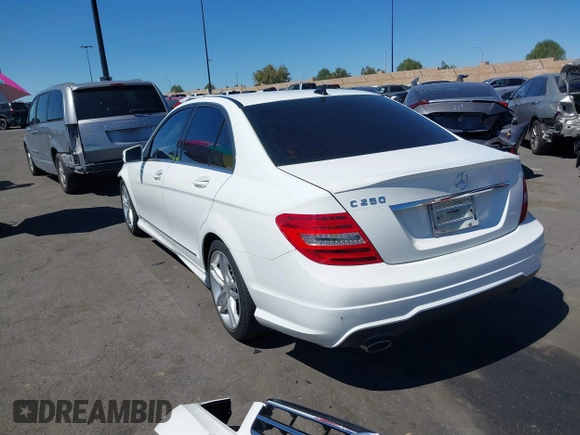 2014 Mercedes-Benz C C 250 Sport with VIN WDDGF4HB3EA965176, listed as a IAAI auction lot 41870150 with 211,085 mi miles. Bid and sale history available at carsss.com. Image 3.