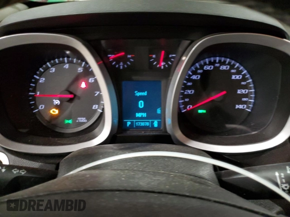 2011 Chevrolet Equinox LT w/1LT with VIN 2CNALDEC2B6261996, listed as a Copart auction lot 53458455 with 173,078 mi miles and Salvage Title. Bid and sale history available at carsss.com. Image 9.