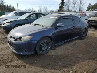 2011 Scion tC with VIN JTKJF5C75B3007531, listed as a Copart auction lot 48611055 with 351,044 mi miles and Salvage Title. Bid and sale history available at carsss.com. Image 1.