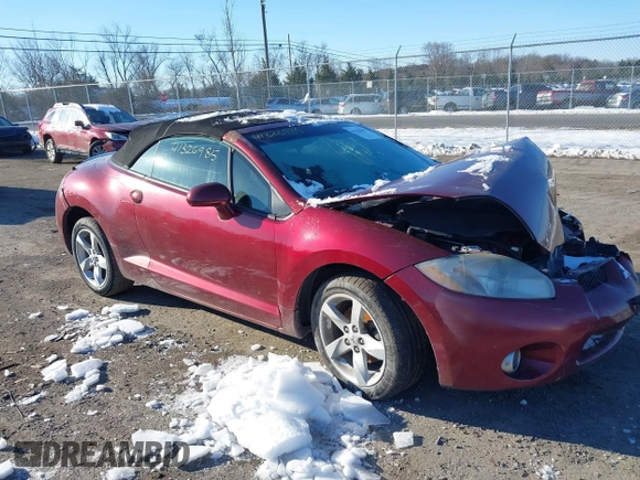 2007 Mitsubishi Eclipse GT with VIN 4A3AL35T17E001300, listed as a IAAI auction lot 41326985 with 92,396 mi miles and . Bid and sale history available at DreamBid. Image 1.