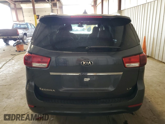 2016 Kia Sedona LX with VIN KNDMB5C17G6215489, listed as a Copart auction lot 71774924 with 86,472 mi miles and Salvage Title. Bid and sale history available at carsss.com. Image 6.
