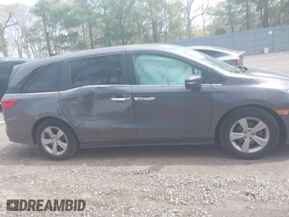2020 Honda Odyssey EX-L with VIN 5FNRL6H76LB041936, listed as a IAAI auction lot 42096470 with 45,804 mi miles. Bid and sale history available at carsss.com. Image 13.