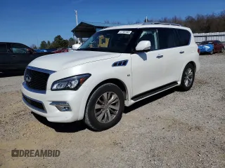 2015 Infiniti QX80 with VIN JN8AZ2NF6F9573691, listed as a Copart auction lot 47702465 with 56,083 mi miles and Clean Title. Bid and sale history available at carsss.com. Image 1.