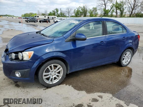 2014 Chevrolet Sonic LT z VIN 1G1JC5SH6E4156225, wystawiony jako Copart lot #54017215 z przebiegiem 161 854 mil mil oraz Szkoda całkowita • Salvage title. Historia ofert i sprzedaży dostępna na DreamBid. Obrazek 1.
