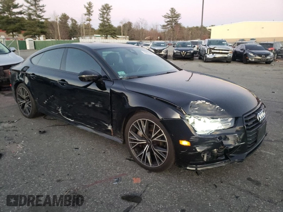 2017 Audi A7 Premium Plus with VIN WAUW2AFC1HN111812, listed as a Copart auction lot 70021022 with 130,117 mi miles. Bid and sale history available at carsss.com. Image 4.