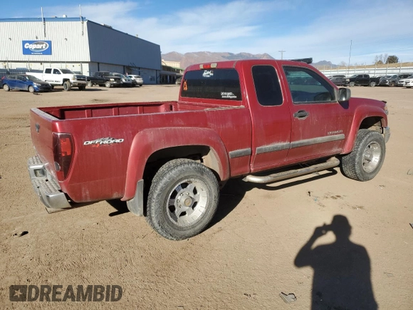 2005 GMC Canyon SLE Z71 with VIN 1GTDT196658282255, listed as a Copart auction lot 88857585 with 181,846 mi miles and Non Repairable. Bid and sale history available at carsss.com. Image 3.