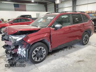 2025 Subaru Forester Premium with VIN JF2SLDDC8SH431025, listed as a Copart auction lot 54746375 with 15,502 mi miles and Salvage title. Bid and sale history available at DreamBid. Image 1.