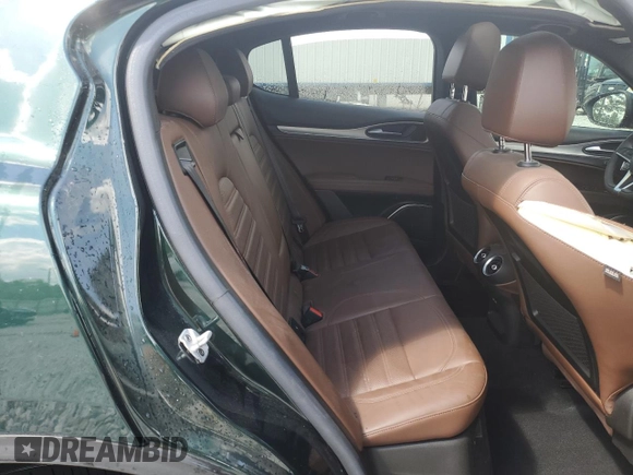 2019 Alfa Romeo Stelvio Ti with VIN ZASPAKBN4K7C69619, listed as a Copart auction lot 55015605 with 30,083 mi miles and Salvage title. Bid and sale history available at DreamBid. Image 10.