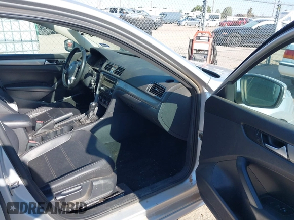 2014 Volkswagen Passat Wolfsburg Edition with VIN 1VWAS7A39EC068493, listed as a IAAI auction lot 42225256 with 183,853 mi miles and . Bid and sale history available at DreamBid. Image 5.