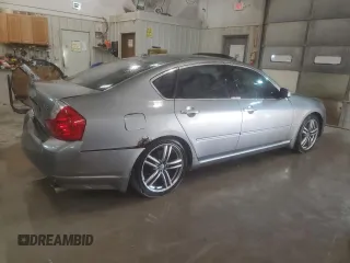 2006 Infiniti M45 with VIN JNKBY01E36M208305, listed as a Copart auction lot 76251944 with 177,283 mi miles and Salvage Title. Bid and sale history available at carsss.com. Image 3.