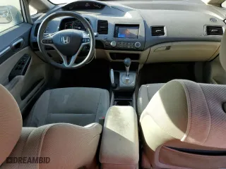 2010 Honda Civic Sdn EX with VIN 19XFA1F81AE009177, listed as a Copart auction lot 46409245 with 186,234 mi miles and Salvage Title. Bid and sale history available at carsss.com. Image 8.
