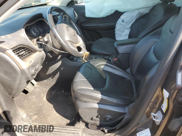 2014 Jeep Cherokee Limited with VIN 1C4PJMDB2EW215897, listed as a Copart auction lot 59576765 with 107,071 mi miles and Salvage title. Bid and sale history available at DreamBid. Image 7.