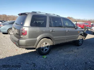 2007 Honda Pilot EX-L with VIN 5FNYF28517B000808, listed as a Copart auction lot 83336904 with 89,776 mi miles and Salvage Title. Bid and sale history available at carsss.com. Image 3.