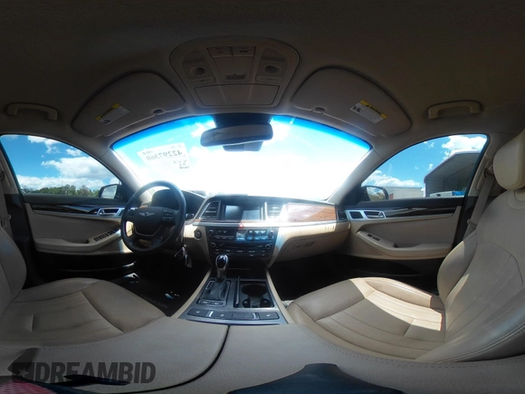 2017 Genesis G80 3.8L with VIN KMHGN4JEXHU180122, listed as a IAAI auction lot 42297360 with 60,302 mi miles and . Bid and sale history available at DreamBid. Image 18.