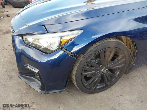 2018 Infiniti Q50 3.0t SPORT with VIN JN1EV7AR5JM431749, listed as a IAAI auction lot 41242560 with 65,654 mi miles. Bid and sale history available at carsss.com. Image 6.