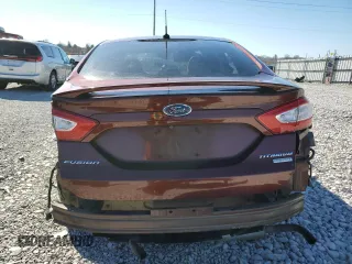 2015 Ford Fusion Titanium with VIN 3FA6P0K98FR180635, listed as a Copart auction lot 46779245 with 124,691 mi miles and Salvage Title. Bid and sale history available at carsss.com. Image 6.