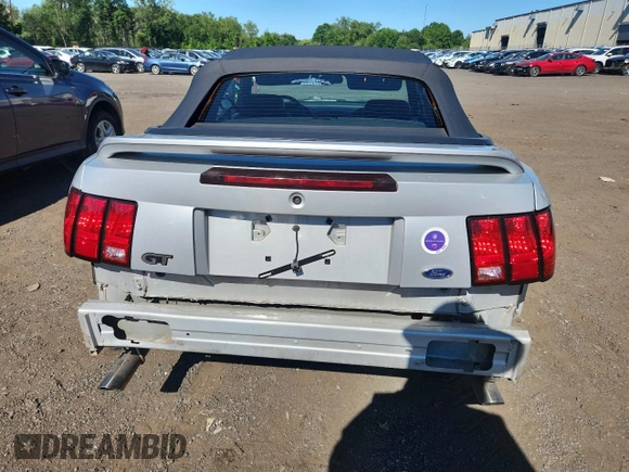 2000 Ford Mustang GT with VIN 1FAFP45X7YF265824, listed as a Copart auction lot 65204825 with 69,117 mi miles and Salvage title. Bid and sale history available at DreamBid. Image 6.