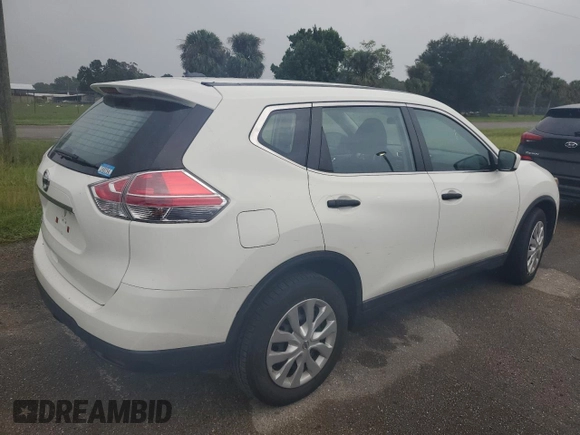 2016 Nissan Rogue SV with VIN 5N1AT2MT6GC783602, listed as a Copart auction lot 77041604 with Not Provided miles and Salvage Title. Bid and sale history available at DreamBid. Image 3.
