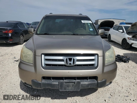 2006 Honda Pilot EX with VIN 5FNYF28406B007416, listed as a Copart auction lot 48826825 with 212,708 mi miles and Salvage Title. Bid and sale history available at DreamBid. Image 5.
