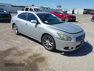 2009 Nissan Maxima 3.5 SV w/Sport Pkg with VIN 1N4AA51E69C833179, listed as a IAAI auction lot 41783047 with 288,760 mi miles. Bid and sale history available at carsss.com. Image 1.