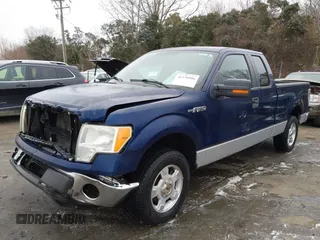 2010 Ford F-150 XL with VIN 1FTEX1C83AFB35240, listed as a IAAI auction lot 41370586 with 21,658 mi miles. Bid and sale history available at carsss.com. Image 2.