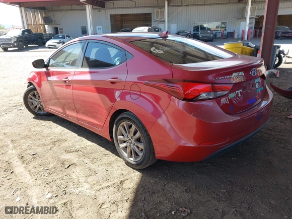 2015 Hyundai Elantra Limited with VIN KMHDH4AEXFU421328, listed as a IAAI auction lot 41777321 with 147,230 mi miles. Bid and sale history available at carsss.com. Image 3.
