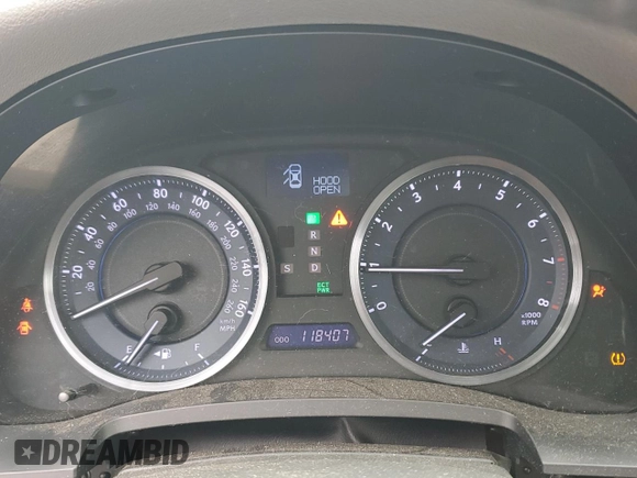 2011 Lexus IS 250 with VIN JTHCF5C20B5047491, listed as a Copart auction lot 61345255 with 118,407 mi miles and Salvage title. Bid and sale history available at DreamBid. Image 9.