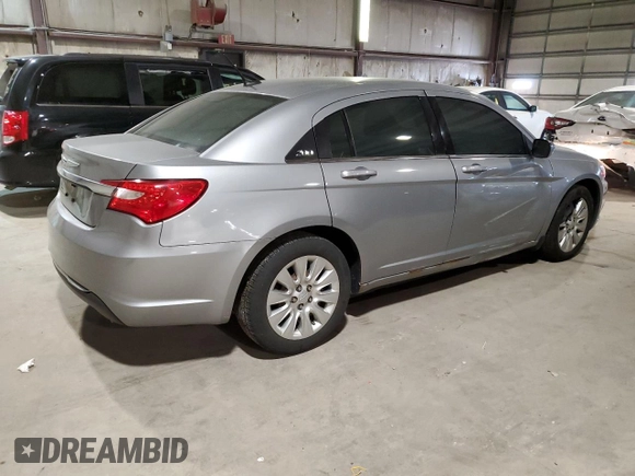 2014 Chrysler 200 LX with VIN 1C3CCBAGXEN157688, listed as a Copart auction lot 73308514 with 89,715 mi miles and Salvage Title. Bid and sale history available at carsss.com. Image 3.