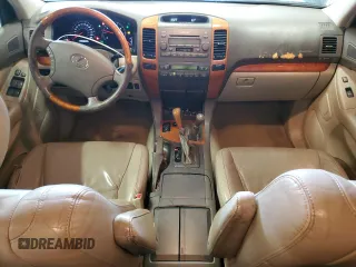 2006 Lexus GX 470 z VIN JTJBT20X560099980, wystawiony jako Copart lot #53036605 z przebiegiem 377 462 mil mil oraz Tytuł czysty. Historia ofert i sprzedaży dostępna na DreamBid. Obrazek 8.