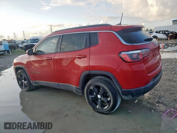 2018 Jeep Compass Latitude z VIN 3C4NJCBB6JT267988, wystawiony jako Copart lot #62398125 z przebiegiem 79 176 mil mil oraz Szkoda całkowita • Salvage title. Historia ofert i sprzedaży dostępna na DreamBid. Obrazek 2.
