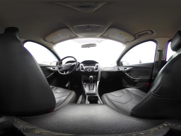 2015 Ford Focus Titanium with VIN 1FADP3N23FL248880, listed as a IAAI auction lot 41474936 with 86,245 mi miles. Bid and sale history available at carsss.com. Image 18.
