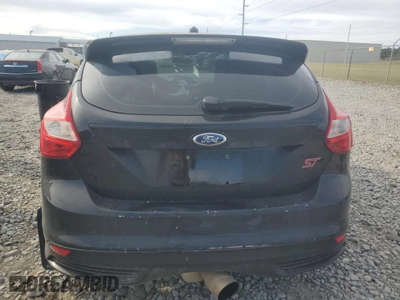 2014 Ford Focus ST with VIN 1FADP3L93EL365213, listed as a Copart auction lot 47104265 with 95,418 mi miles and Salvage Title. Bid and sale history available at carsss.com. Image 6.