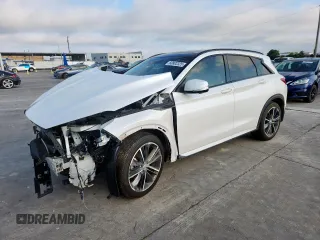 2023 Infiniti QX50 Sport z VIN 3PCAJ5FA4PF113685, wystawiony jako Copart lot #60802325 z przebiegiem 48 799 mil mil oraz Czysty tytuł • Clean title. Historia ofert i sprzedaży dostępna na DreamBid. Obrazek 1.