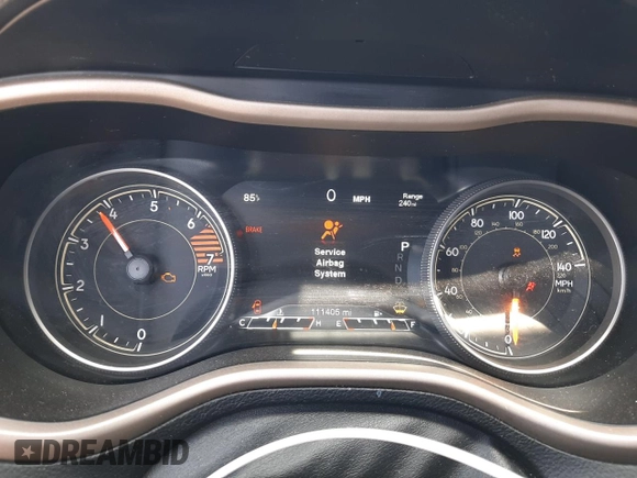2017 Jeep Cherokee Limited с VIN 1C4PJLDB7HW517653, выставлен на аукционе Copart как лот 53529705 с пробегом 111 405 миль миль и Списание • Salvage title. История ставок и продаж доступна на DreamBid. Изображение 9.