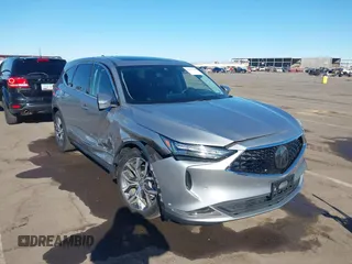 2022 Acura MDX Technology with VIN 5J8YE1H43NL039433, listed as a IAAI auction lot 41317333 with 24,532 mi miles and . Bid and sale history available at DreamBid. Image 1.