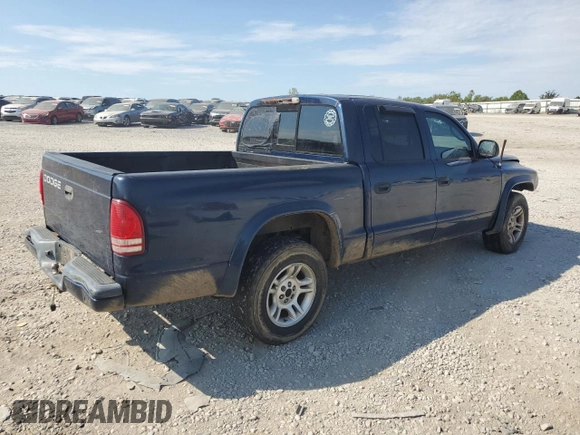 2003 Dodge Dakota Sport with VIN 1D7HL38X33S319159, listed as a Copart auction lot 69791754 with 214,326 mi miles and Salvage Title. Bid and sale history available at carsss.com. Image 3.