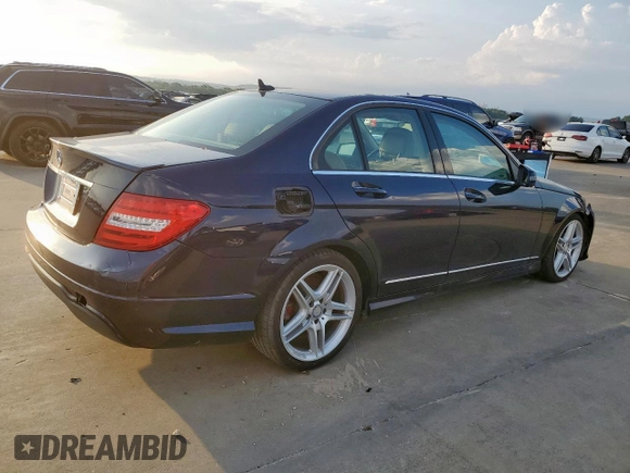 2014 Mercedes-Benz C 250 Sport with VIN WDDGF4HB5EG253474, listed as a Copart auction lot 59246965 with 166,078 mi miles and Clean title. Bid and sale history available at DreamBid. Image 3.