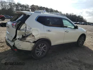 2016 Nissan Rogue SL with VIN 5N1AT2MT1GC880268, listed as a Copart auction lot 49076745 with 54,053 mi miles and Salvage Title. Bid and sale history available at carsss.com. Image 3.