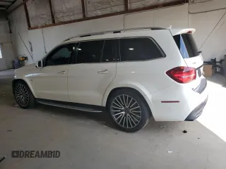 2018 Mercedes-Benz GLS 63 AMG with VIN 4JGDF7FE9JB035729, listed as a Copart auction lot 63685195 with 89,958 mi miles and Salvage title. Bid and sale history available at DreamBid. Image 2.