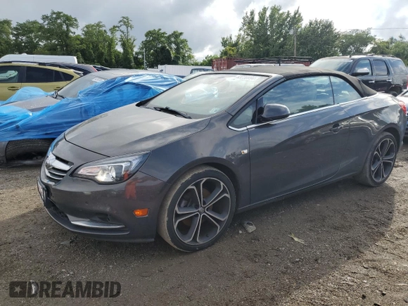 2016 Buick Cascada Premium с VIN W04WT3N51GG037643, выставлен на аукционе Copart как лот 63238994 с пробегом 75 024 миль миль и Списание • Salvage title. История ставок и продаж доступна на DreamBid. Изображение 1.