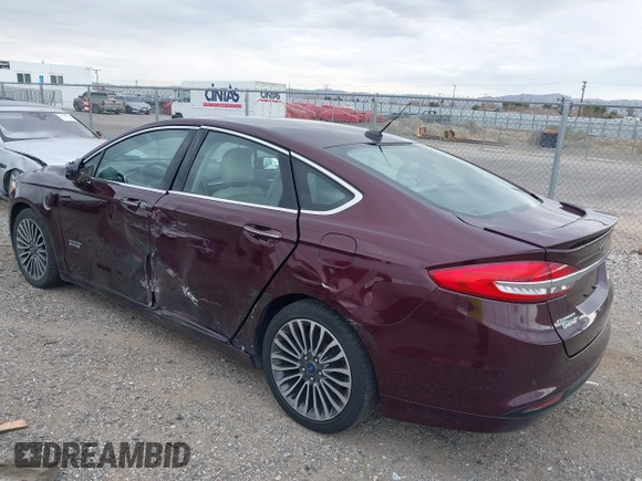 2017 Ford Fusion Titanium with VIN 3FA6P0SU3HR208641, listed as a IAAI auction lot 41732983 with 80,428 mi miles and . Bid and sale history available at DreamBid. Image 3.