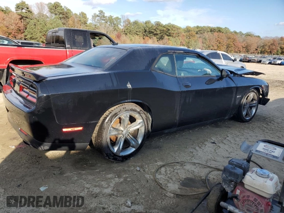 2015 Dodge Challenger R/T with VIN 2C3CDZAT1FH823432, listed as a Copart auction lot 77883964 with 126,929 mi miles and Salvage title. Bid and sale history available at DreamBid. Image 3.